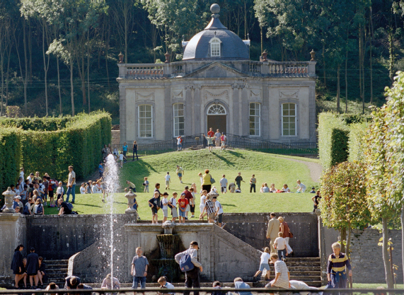 Le pavillon Frédéric Salle dans les jardins du château de Freÿr. Photo G. Focant © SPW-Patrimoine