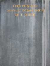 La pierre des lois publiées dans le département de l’Ourthe sur la façade du palais des princes-évêques à Liège © IPW