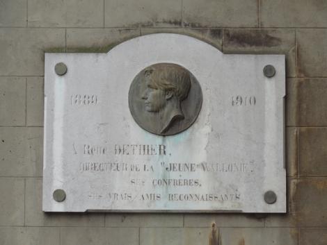 Plaque René Dethier (Charleroi)