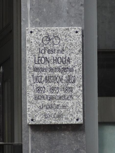 Plaque commémorative Léon Houa