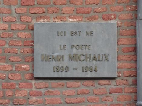 Plaque Henri Michaux (Namur)