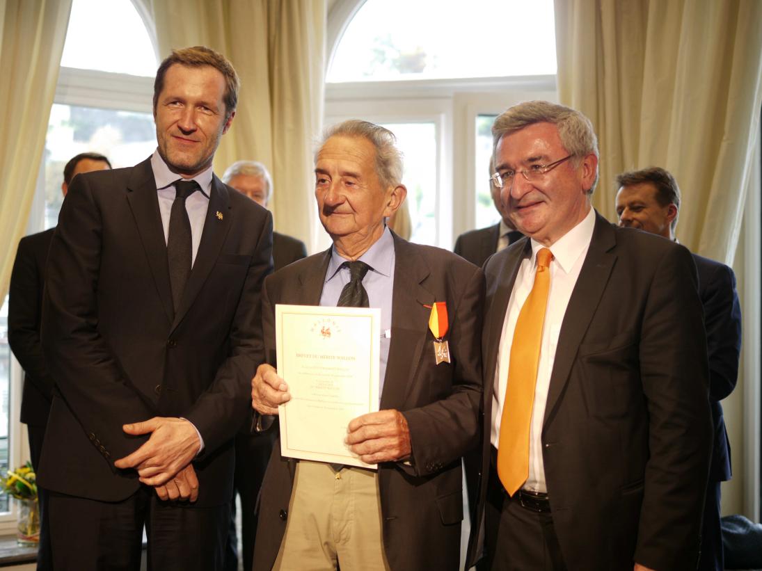 Jean Dauphin avec Paul Magnette et René Collin