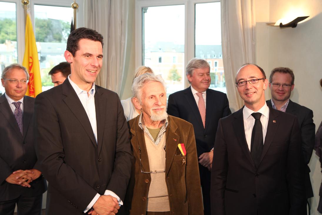 Georges Vercheval avec Jean-Marc Nollet et Rudy Demotte