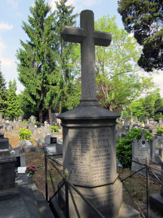 La sépulture de Louis Brixhe au cimetière de Robermont © IPW