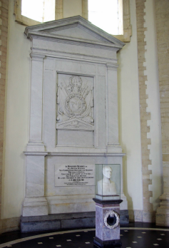Le monument aux soldats britanniques dans la chapelle royale de Waterloo © D. Timmermans