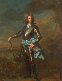 Portrait du comte de Namur Maximilien-Emmanuel de Bavière attribué à Joseph Vivien et conservé au musée de Groesbeeck de Croix à Namur © KIK-IRPA, Bruxelles