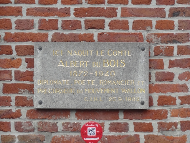 Plaque Albert du Bois (Écaussinnes)
