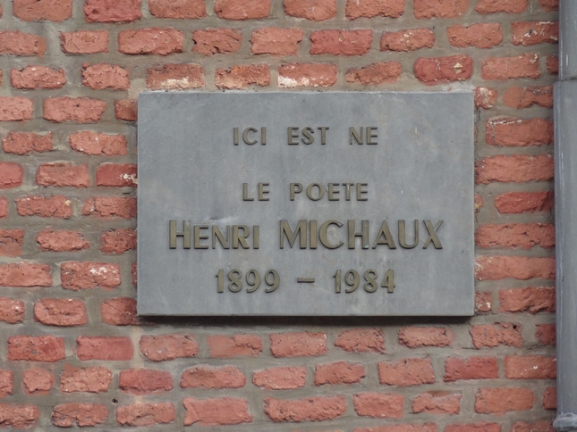Plaque Henri Michaux (Namur)