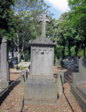 La sépulture de Jean-Nicolas Wery dans le cimetière de Robermont © IPW