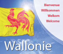 Panneau d'accueil autoroutier de la Wallonie (2013)